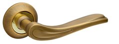 Дверная ручка FUARO MELODY RM AB/GP-7 бронза/золото
